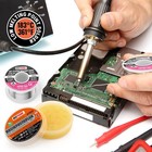 Beeyuihf 40g Rosin Solder Flux  2pcs Sn63 pb37 Tin Core Solder Wire 50g 0 8mm