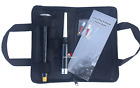 Scottish Highland Bagpipe Practice Chanter Black Silver Mount  reeds Bag Book