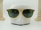 Ray-ban Bausch   Lomb W0386 Vintage Signet Arista Gold Sunglasses G-15 Nos