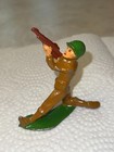 Vintage Barclay Manoil Lead Toy Soldier Kneeling Shooting Upward