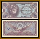 Copy Mpc 1 5 10 25 50 Cents   Dollars  7 Pcs Set   Series 641 Fantasy