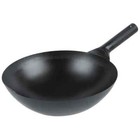 16  Carbon Steel Chinese Iron Wok   4-pieces Of Pack 
