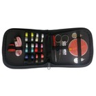 Mini Travel Sewing Kit Case Set Pocket Style Home Needle Thread Scissors Black
