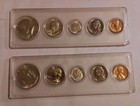 U s  1964 D Denver Mint Year Set  90  Silver Half  Quarter And Dime  5 Coins Unc
