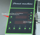 Kolice Commercial Automatic 4 Rows Mini  Doughnut Maker Donut Machine 1750pcs h