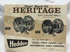 Vintage Heddon Heritage Model 40 Mark Iii Bait Casting Reel   Manual  See Notes