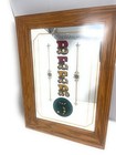 Vtg Mirror Beer 5 Cent  Framed Sign Glassik Mirror Art 19    X 14    Mancave