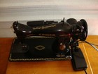 Wwii Singer Sewing Machine Model 15-91   blackside  Collector
