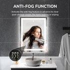 24x36   Led Bathroom Mirror  Lighted Vanity Mirror  Touch Glass Mirror Dimmable