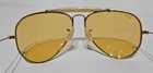 Vintage Bausch   Lomb Ray Ban Wrap-arounds Ambermatic Aviator Sunglasses 58mm
