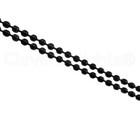 Dark Black 3 2mm Ball Chain - 30 100 500 Feet - Bulk Craft Necklace Spool