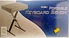 The Music People   Pkbb1 Portable Keyboard Bench   Black   New