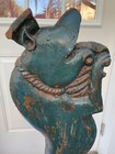Antique Ship Figurehead Pig Folk Art Carved Wood Pork Bbq Restaurant Grill Sign