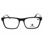 Converse Men s Eyeglasses Black Plastic Rectangular Half Rim Frame Cv5000 001