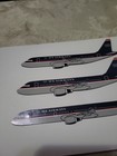 Lot Of 3 Vintage Us Air Airplane Magnets Fridge Airbus A320