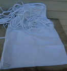   Lot Of 10  Regent Kitchen Apron Unisex Solid White Cooking Medium Canvas