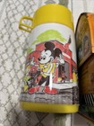 1960s Aladdin Industries Walt Disney  school Bus  Metal Lunch Box W Thermos