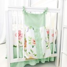 4-piece Crib Bedding Set  Baby Girl Crib Bedding Set Butterflies Floral Nurse   
