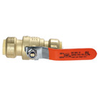 1 Piece 3 4  Push Fit Ball Valve New  Full Port  Lead Free Brass