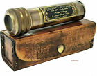 Vintage Brass Kaleidoscope With Case Antique Maritime Collectible Children Gift