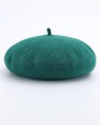 Beret Hats For Women Holiday Wool French Style-black red Large Teal Green