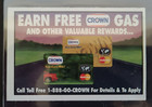 Baltimore Ravens 1996 Nfl Pocket Schedule - Inaugural Season Crown Ad On Reverse