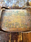 Lot 2 Vintage Pipe Union Leader Cut Plug Smoking Tobacco Tin can Advertising 