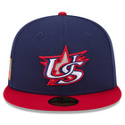 2026 World Baseball Classic Usa Baseball New Era 59fifty Fitted Hat     Navy red    