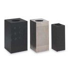 Rubbermaid Commercial Fgsc18epltbk 20 Gal Square Trash Can  Textured Black  18