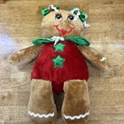 Holiday Time Dan Dee 16  Gingerbread Pals Boy   Girl Pair Christmas Plush 