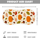 6pcs Fall Burp Cloths For Baby Boys Girls Parent With Autumn Maple Leaves Hallow