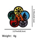 Magic  The Gathering Mana Symbol Mtg Patch Iron On sew On Embroidered Backpack