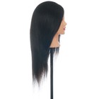 100  20  Real Hair Practice Training Mannequin Head Hairdressing Doll   Clamp