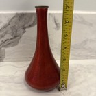 Antique Japanese Fine Red Cloisonne Vase Ex Palm Beach Estate Collection Nice