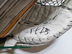 Marc Andre Fleury 16 17 Signed Penguins Photomatched Game Worn Warmup Catcher