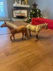 2 Schleich Horses  Palomino Stallion  And Andalusian Mare