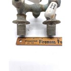 Vintage Brass Faucet Hot Cold Ceramic Handles Bathroom Kitchen Fixture Chrome