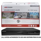 Hikvision Acusense 4ch 4poe Mic Colorvu 8mp Security Camera System Ip Camera Lot