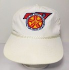 Vtg Tennessee Fire Chiefs Association Hat White Strapback Cap