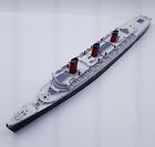 Rare Vintage British Royal Mail Steamer Rms Queen Mary Ship Metal Model 10  
