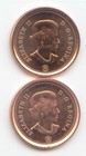 Canada 2012 Magnetic And Non Magnetic Penny Canadian 1 Cent 1c Exact Coins Unc  