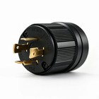 L14-20p Twist Lock Plug For Generator     20 Amp 125 250v Nema Male Connector