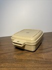 Vintage Littonware Covered Dish Microwave Safe  1 5 Quart Used