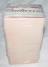 New Budweiser Beer Cardboard Bar Coasters Lot Of Aproximate 100 Sleeve Lot 4 X 4