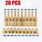 20 Pcs Carburetor Main Jet Kit   Main Slow pilot Jet Set For Mikuni Pwk Pe Oko