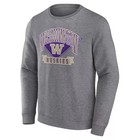 Ncaa Washington Huskies Men s Gray Crew Neck Fleece Sweatshirt - Xl