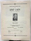 Vintage 1948 Kind Lady San Jose Theatre Guild Montgomery Civic Program Playbill