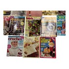 Lot Of 18 Craft Knitting Quilting Crochet Vintage Magazines