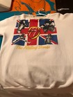 Rolling Stones 1989 Concert Shirt Thick Long Sleeves   Rolling Stones Key Chain 