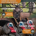Hunting Blind With Floor Mat  360 Degree See Through Ground Blind For Deer Hunti